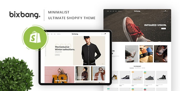 Bixbang | Minimalist eCommerce Shopify Template