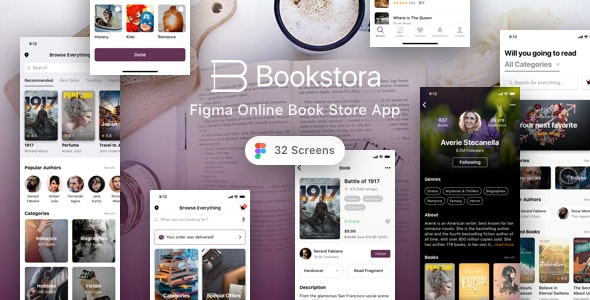 Bookstora - Figma Online Book Store App