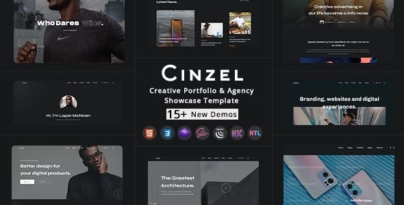 Cinzel - Creative Portfolio &amp; Agency template