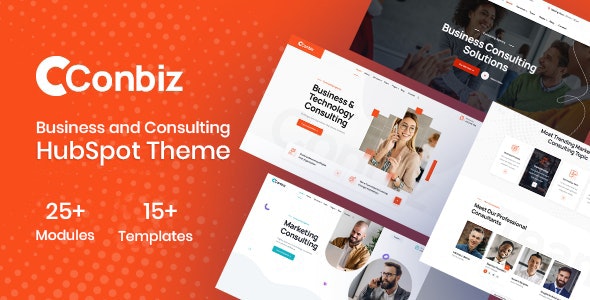 Conbiz - Consulting Business &amp; Agency HubSpot Theme
