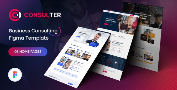 Consulter – Business Consulting Figma Template