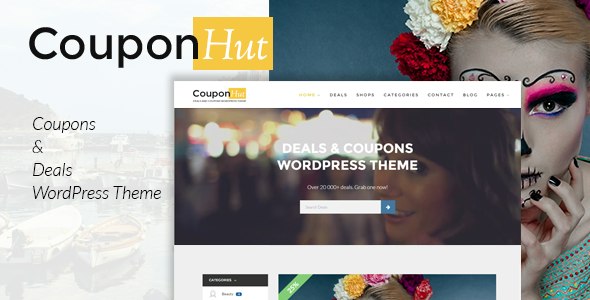 CouponHut - Coupons &amp; Deals WordPress Theme