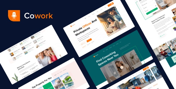 Cowork- Best Co-working space Finder UI Template