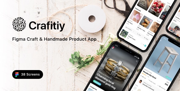 Crafitiy - Figma Craft &amp; Handmade Product App