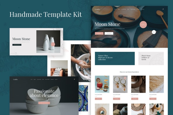 Craftis - Handcraft &amp; Artisan Elementor Template Kit