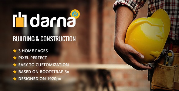 Darna – Building and Construction Drupal 9 Theme