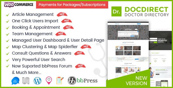 DocDirect - WordPress Theme for Doctors and Healthcare Directory