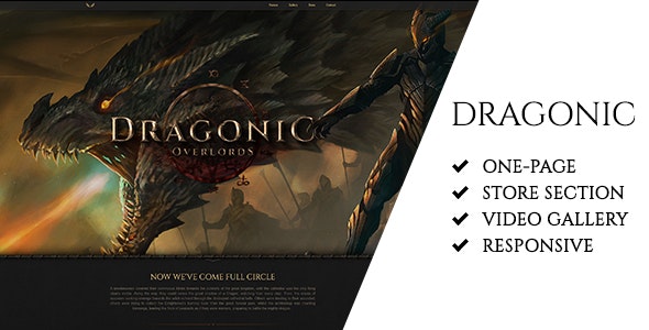 Dragonic: The Ultimate Premium Gaming Landing Page