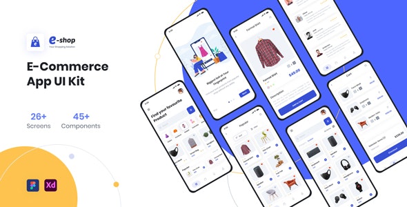 E-Shop Ecommerce App UI Kit