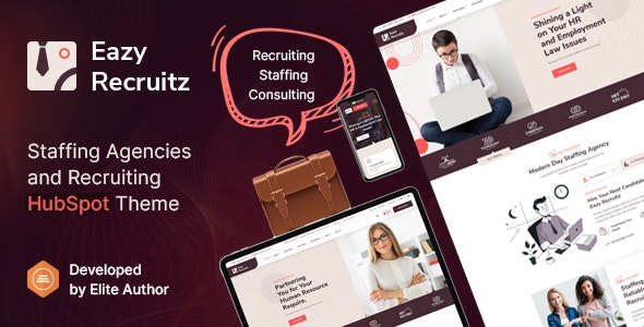 Eazy Recruitz - Staffing Agencies HubSpot Theme