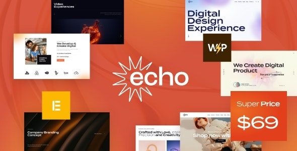 Echo - Digital Marketing &amp; Creative Agency WordPress Theme