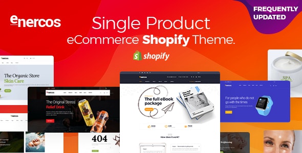 Enercos - Single Product eCommerce Shopify Theme