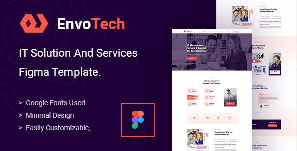 EnvoTech - IT Solution and Services Figma Template