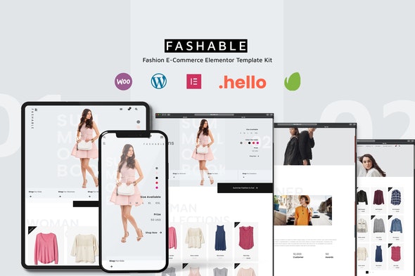 Fashable - Stylist eCommerce Elementor Template Kit