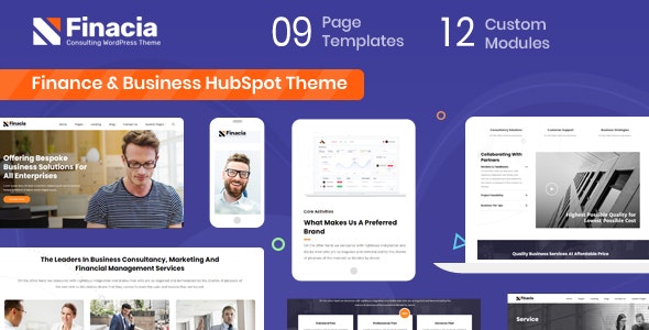 Finacia - Finance Corporate HubSpot Theme