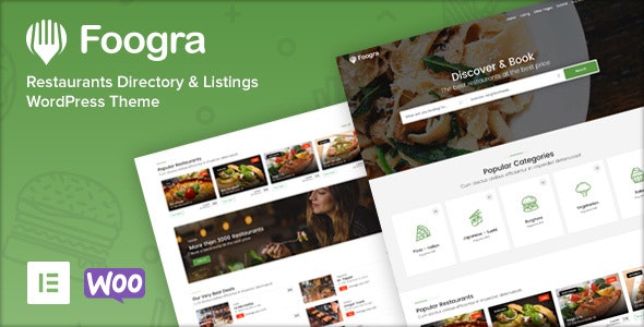 Foogra - Restaurants Directory &amp; Listings WordPress Theme