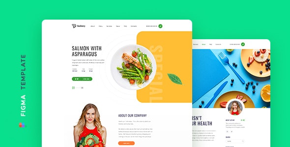 Foolivery – Health Food Template for Figma