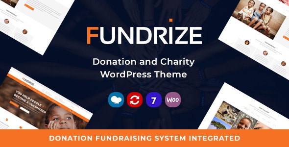 Fundrize | Responsive Donation &amp; Charity WordPress Theme