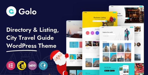 Golo - Directory &amp; Listing, Travel WordPress Theme