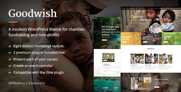 Goodwish - Charity &amp; Nonprofit Theme
