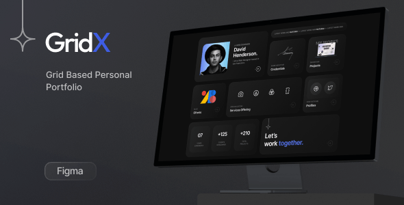 Gridx - Personal Portfolio Figma Template