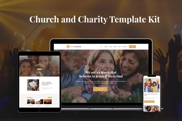 Holy - Church &amp; Charity Template Kit