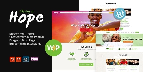 Hope | Non-Profit, Charity &amp; Donations WordPress Theme + RTL