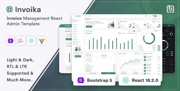 Invoika - React Invoice Management Admin Template