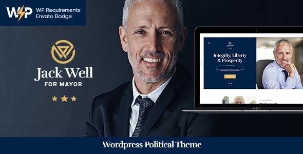 Jack Well | Elections Campaign &amp; Political WordPress Theme