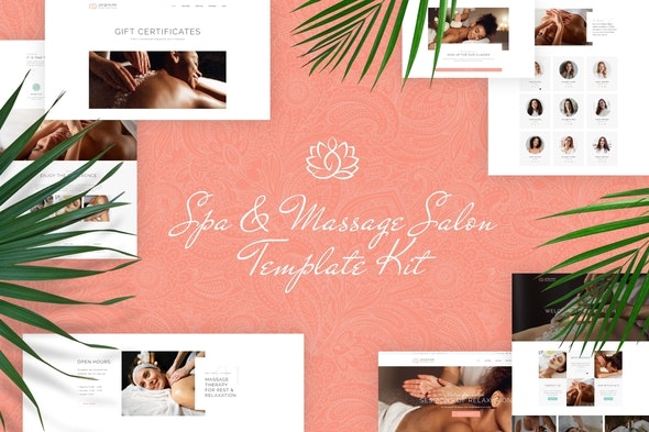 Jacqueline - Spa &amp; Massage Salon Elementor Template Kit