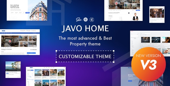 Javo Home - Real Estate, Property WordPress Theme
