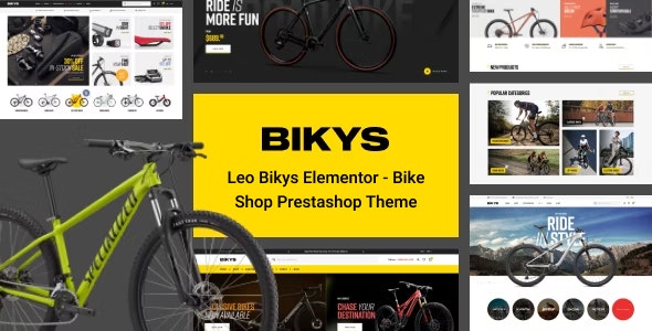 Leo Bikys Elementor - Bike Shop Prestashop Theme
