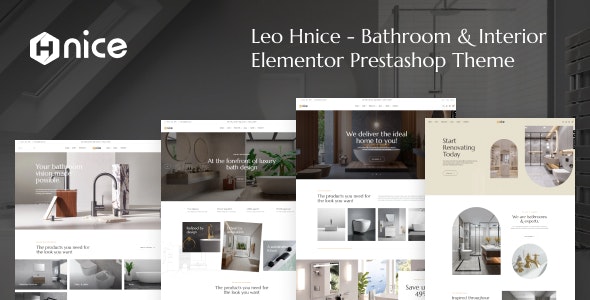 Leo Hnice - Bathroom &amp; Interior Elementor Prestashop Theme