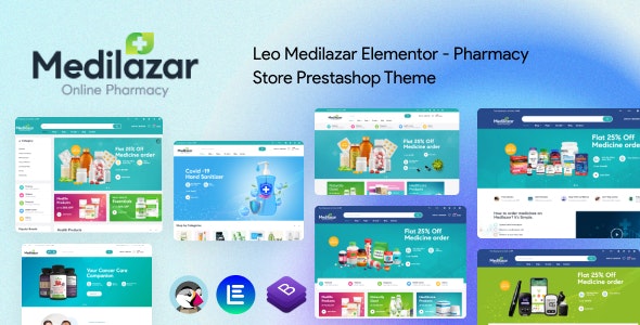 Leo Medilazar Elementor - Pharmacy Store Prestashop Theme