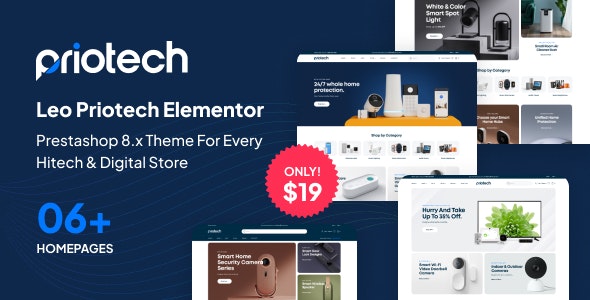 Leo Priotech Elementor - Digital Store Prestashop Theme