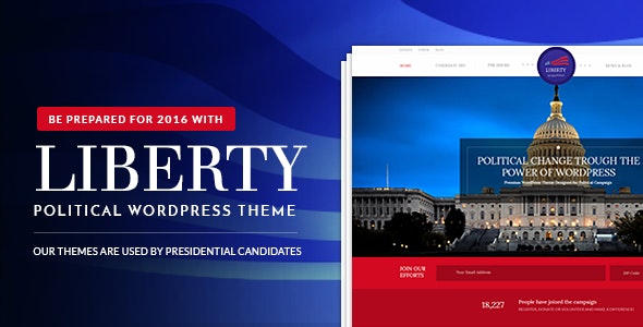 Liberty - Your Political WordPress Theme