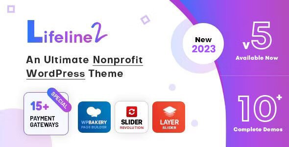 Lifeline 2 - An Ultimate Nonprofit WordPress Theme for Charity, Fundraising and NGO Organizations