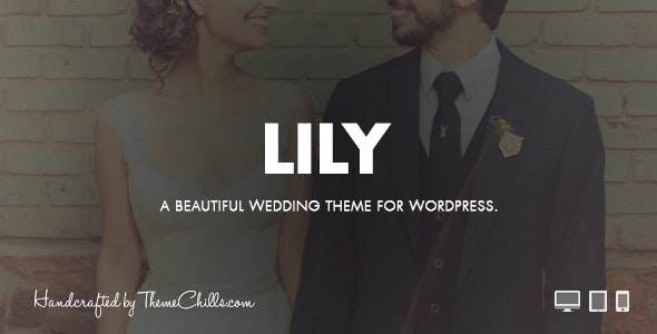 Lily - WordPress Wedding Theme