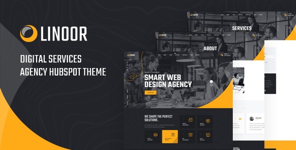 Linoor - Digital Agency Services Hubspot Theme