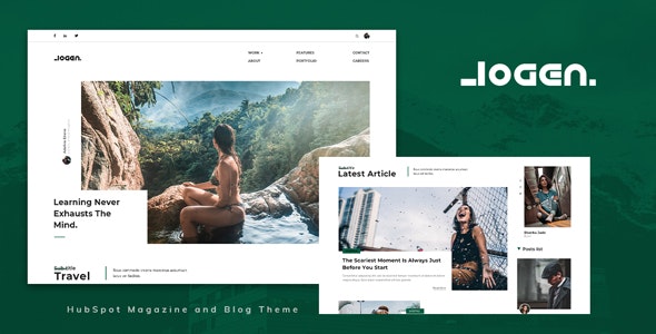 Logen - Blog and Magazine HubSpot Theme