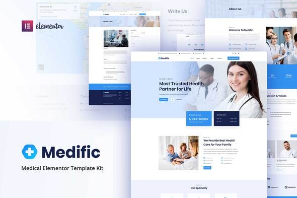 Medific - Medical Elementor Template Kit