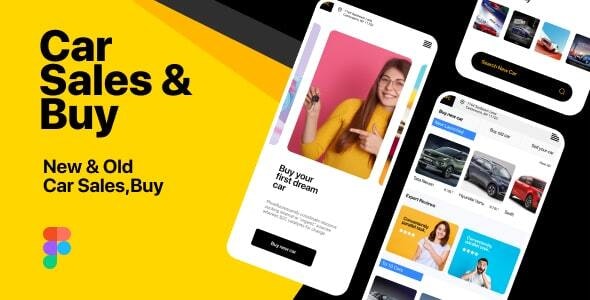 MFC | Car Sales and Buy Mobile App Figma Template