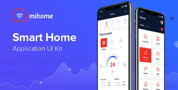 MIHOME - Smart Home UI Kit for Figma
