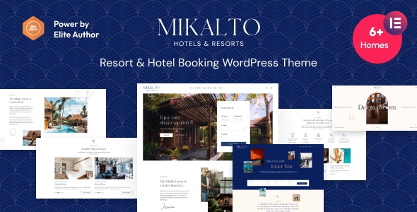 Mikalto - Resort and Hotel Booking WordPress Theme