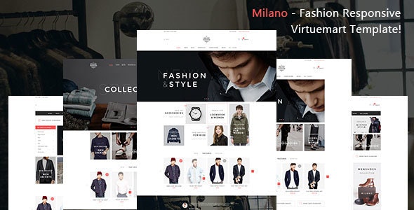 Milano - Fashion Responsive Virtuemart Template