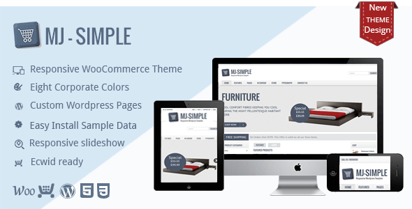 MJ Simple - Responsive WooCommerce theme