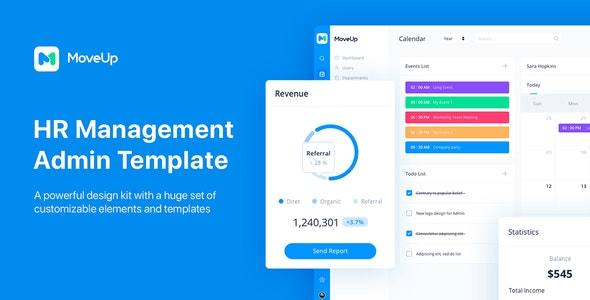 MoveUp - HR Management Admin Template for Figma