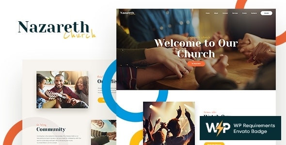 Nazareth | Church &amp; Religion WordPress Theme