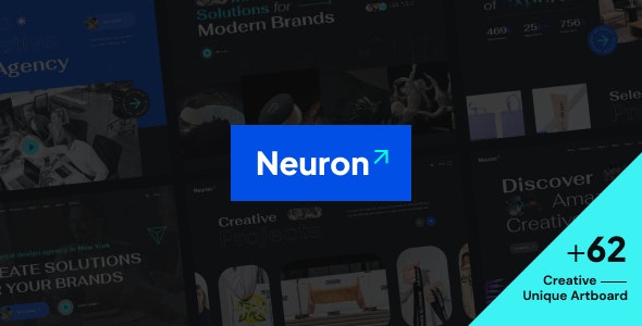 Neuron – Creative Digital Agency Figma Template