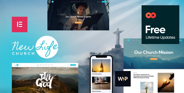 New Life | Church &amp; Religion WordPress Theme